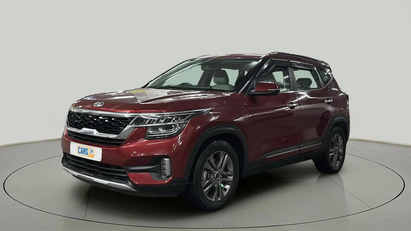 2021 KIA SELTOS HTX IVT 1.5 PETROL, Petrol, Automatic, 22,635 km, Left Front Diagonal