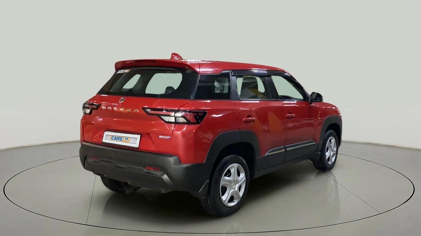 2022 Maruti BREZZA LXI SMART HYBRID, Petrol, Manual, 38,545 km, Right Back Diagonal