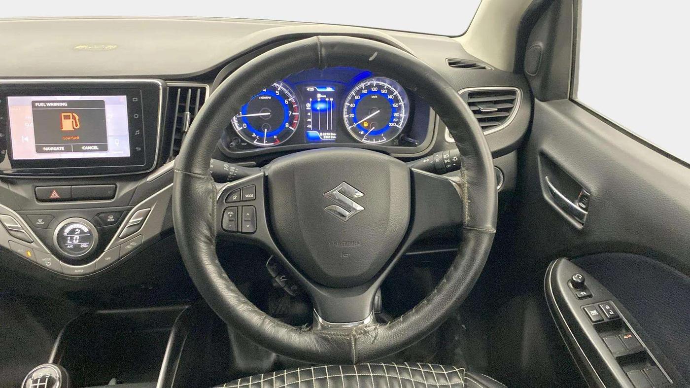 2019 Maruti Baleno ZETA PETROL 1.2, Petrol, Manual, 29,012 km, Steering Wheel Close Up