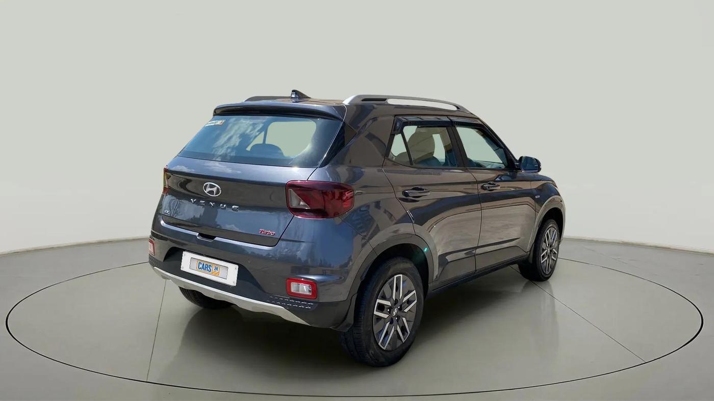 2021 Hyundai VENUE SX 1.0 TURBO IMT, Petrol, Manual, 16,833 km, Right Back Diagonal