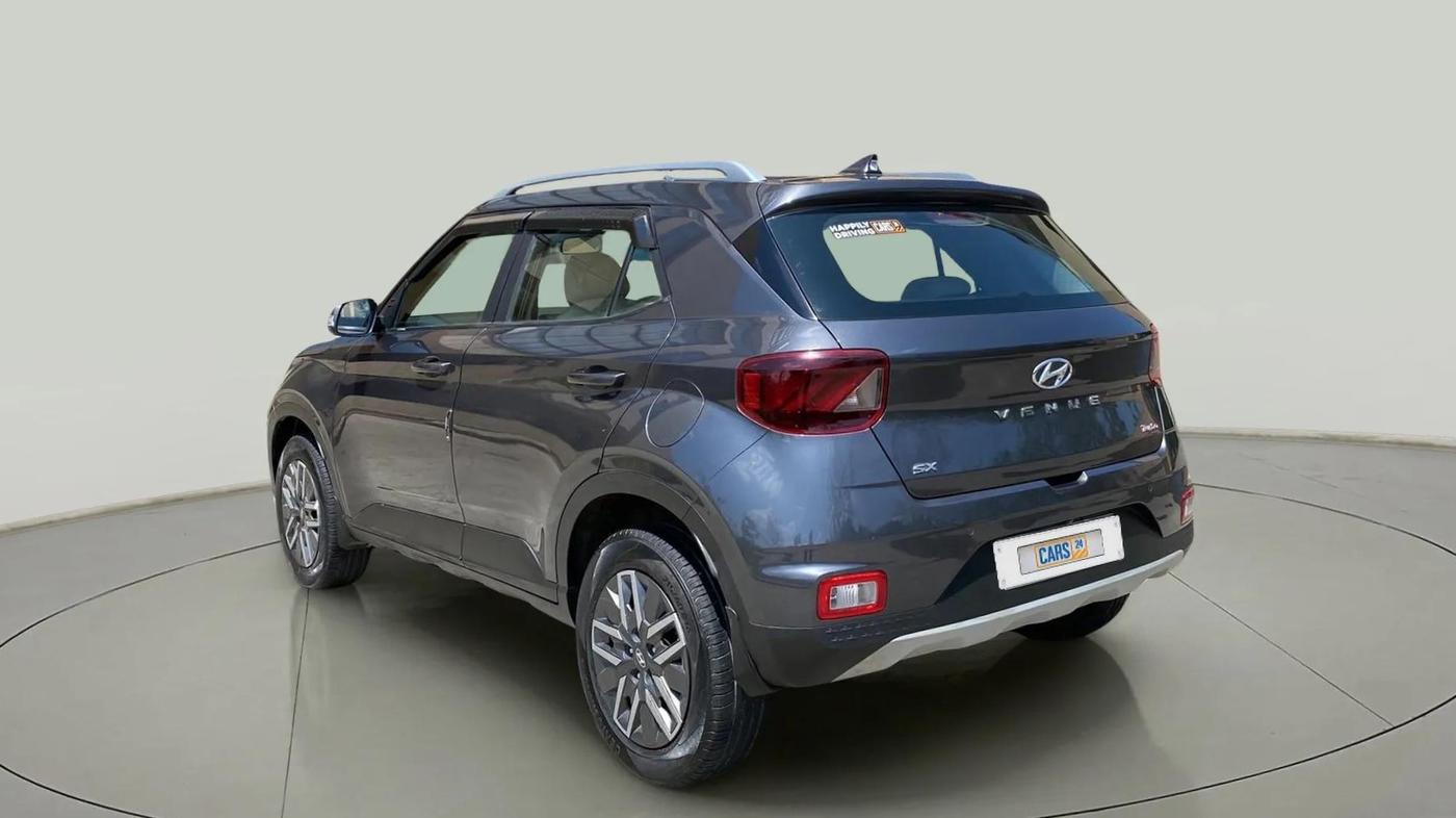 2021 Hyundai VENUE SX 1.0 TURBO IMT, Petrol, Manual, 16,833 km, Left Back Diagonal
