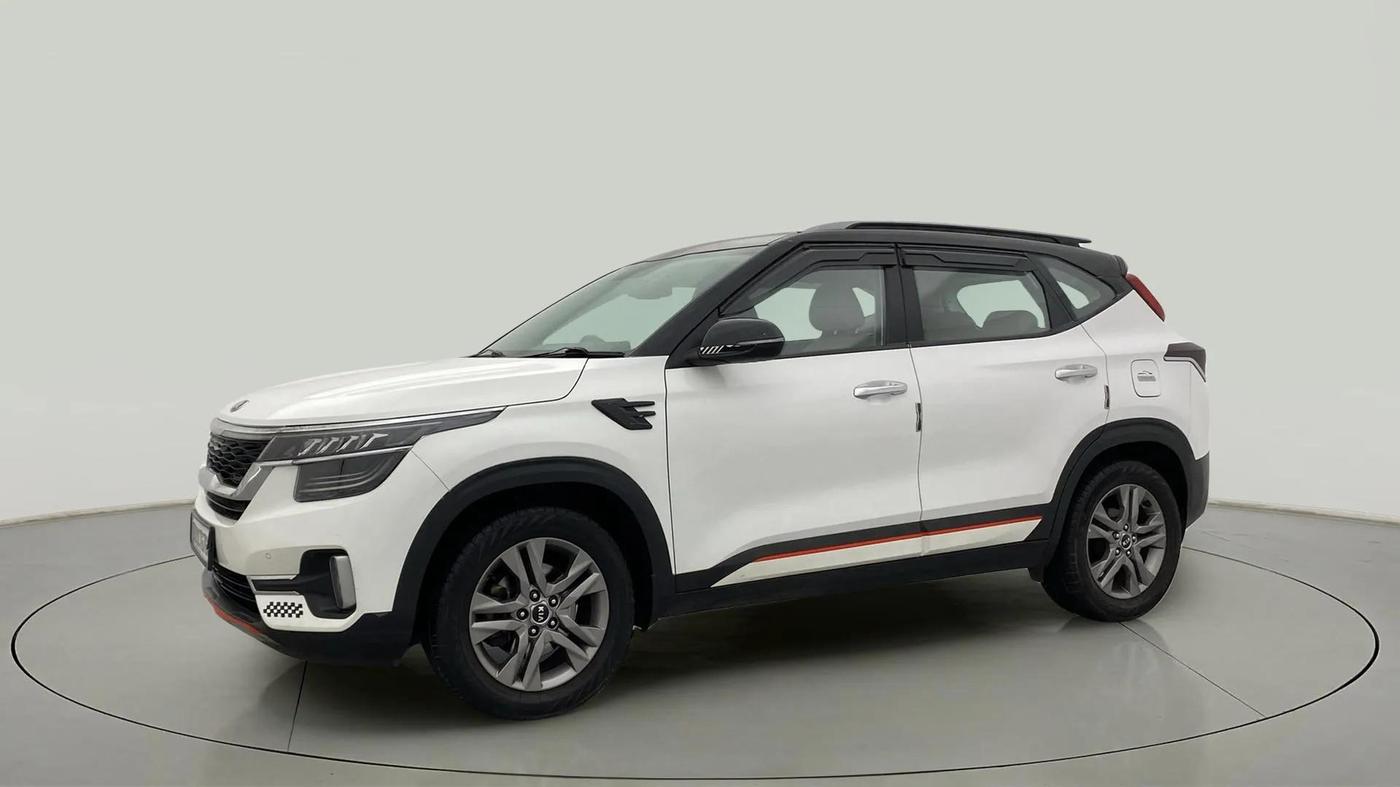 2019 KIA SELTOS HTX PLUS AT1.5 DIESEL, Diesel, Automatic, 75,300 km, Left Front Diagonal