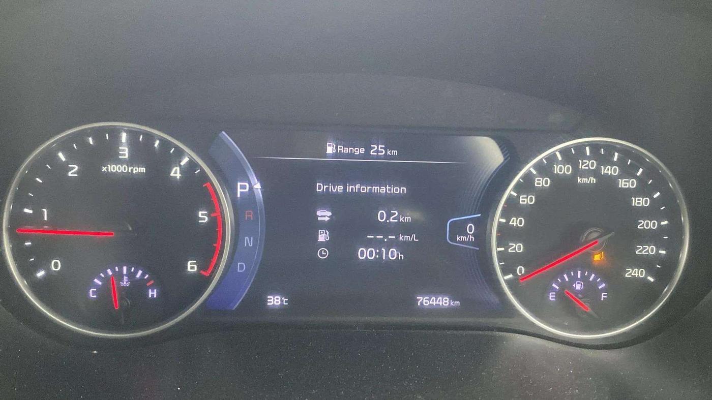 2019 KIA SELTOS HTX PLUS AT1.5 DIESEL, Diesel, Automatic, 75,300 km, Odometer Image