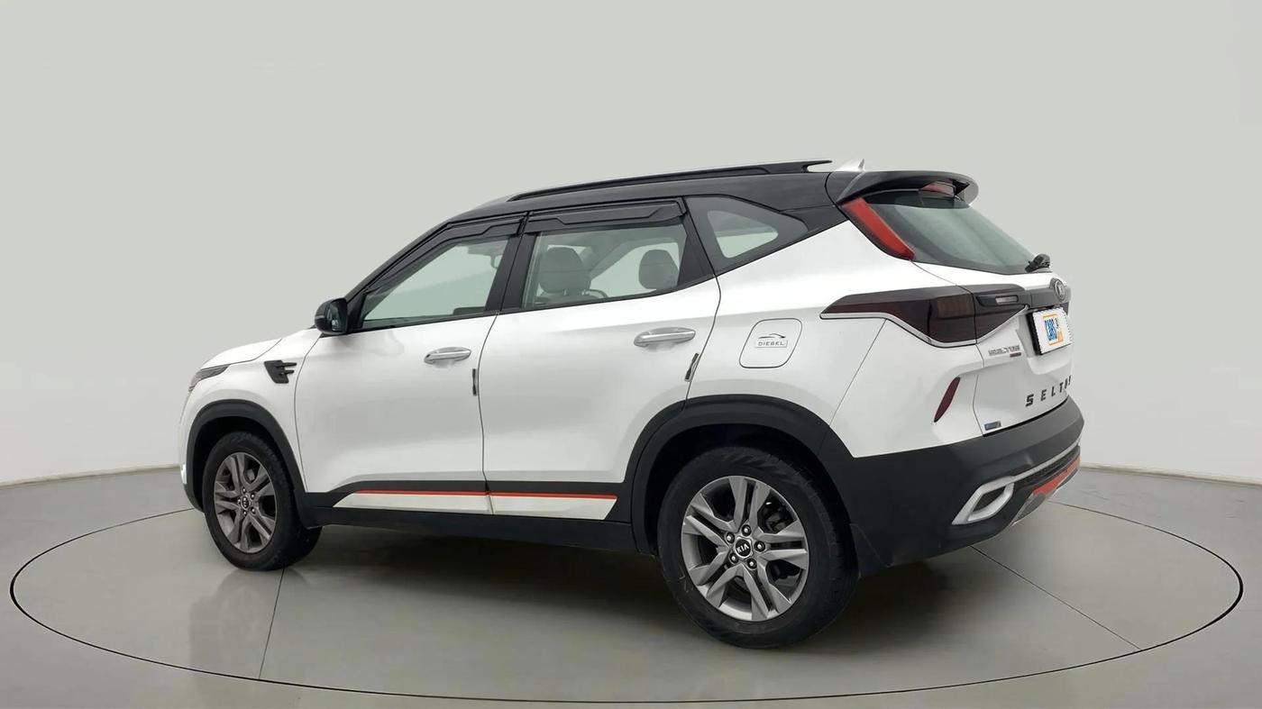 2019 KIA SELTOS HTX PLUS AT1.5 DIESEL, Diesel, Automatic, 75,300 km, Left Back Diagonal