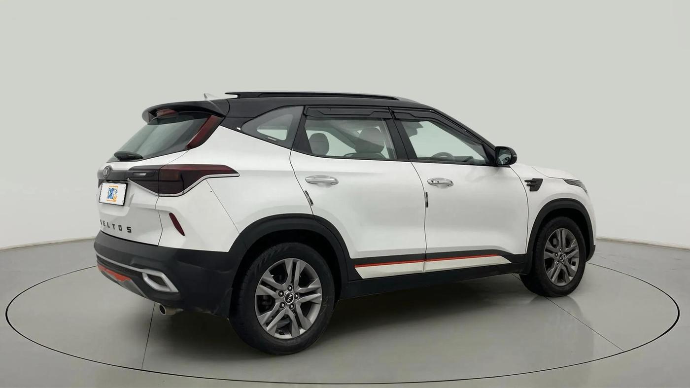 2019 KIA SELTOS HTX PLUS AT1.5 DIESEL, Diesel, Automatic, 75,300 km, Right Back Diagonal