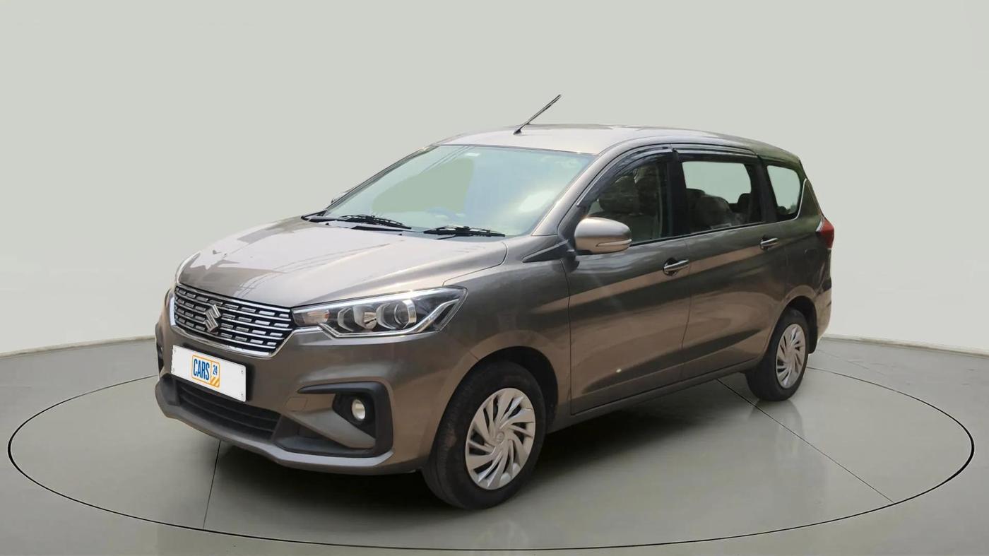 2021 Maruti Ertiga VXI CNG, CNG, Manual, 68,351 km, Left Front Diagonal