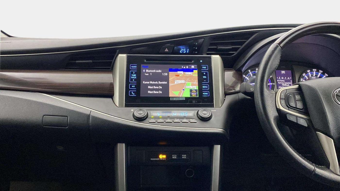 2018 Toyota Innova Crysta 2.7 VX 7 STR, Petrol, Manual, 41,601 km, Air Conditioner