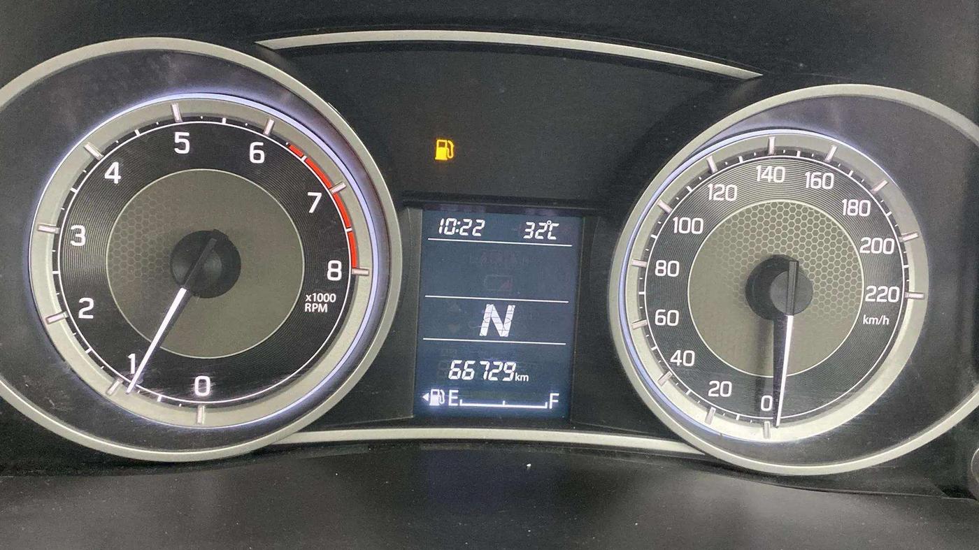 2023 Maruti Dzire VXI AMT, Petrol, Automatic, 66,777 km, Odometer Image