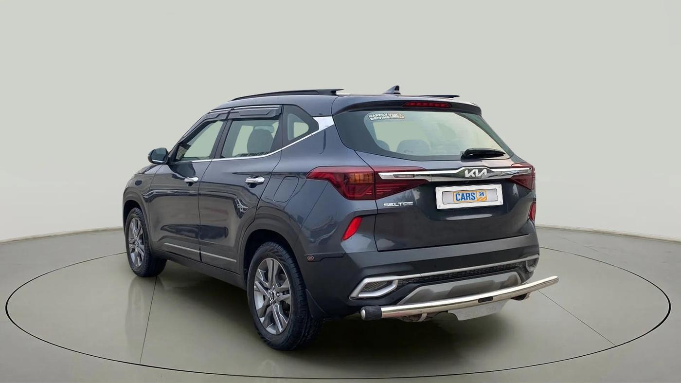 2021 KIA SELTOS HTX IVT 1.5 PETROL, Petrol, Automatic, 17,058 km, Left Back Diagonal