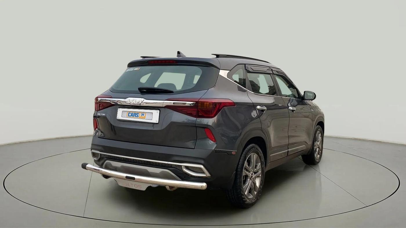 2021 KIA SELTOS HTX IVT 1.5 PETROL, Petrol, Automatic, 17,058 km, Right Back Diagonal