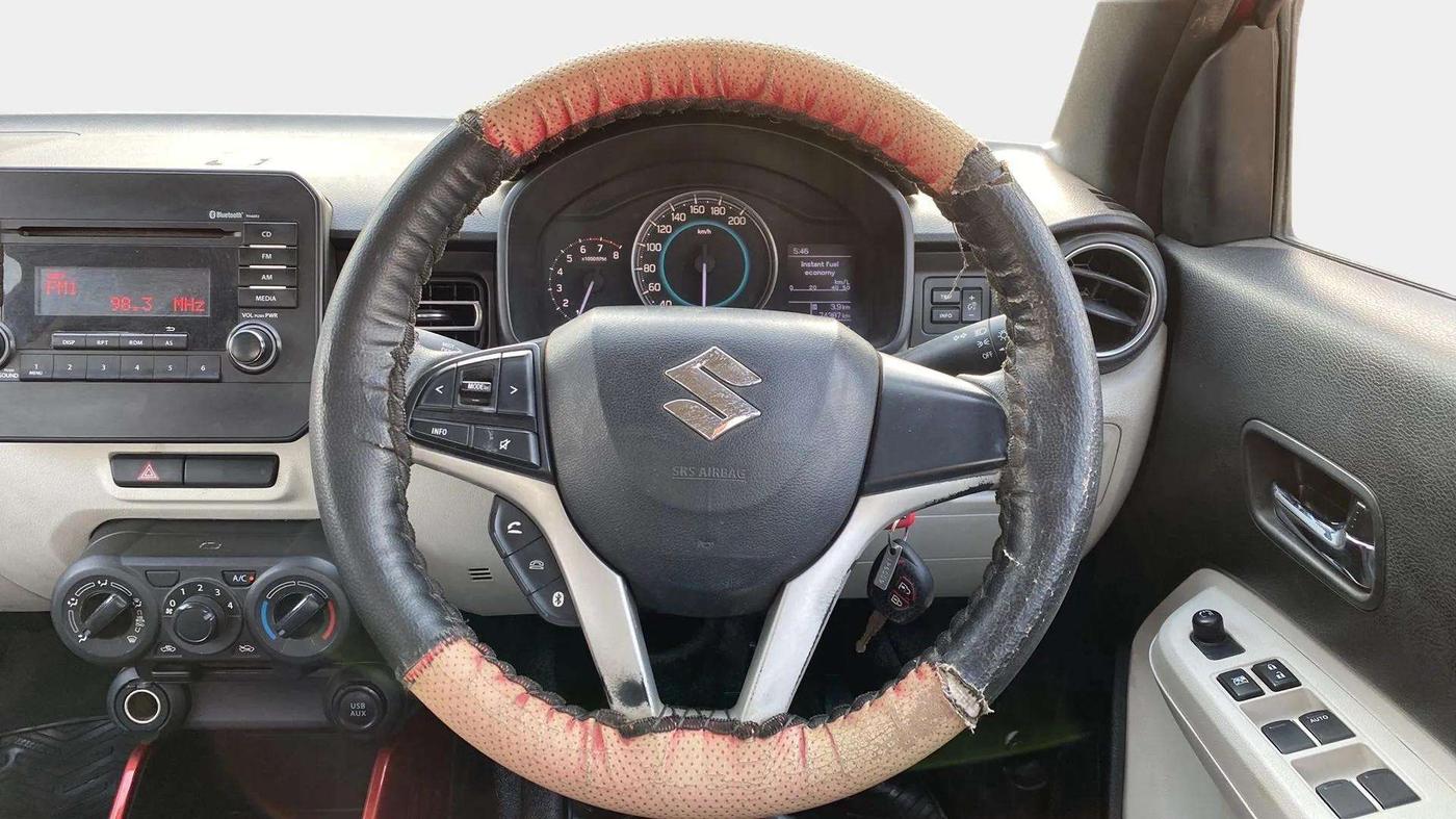 2018 Maruti IGNIS DELTA 1.2, Petrol, Manual, 74,391 km, Steering Wheel Close Up