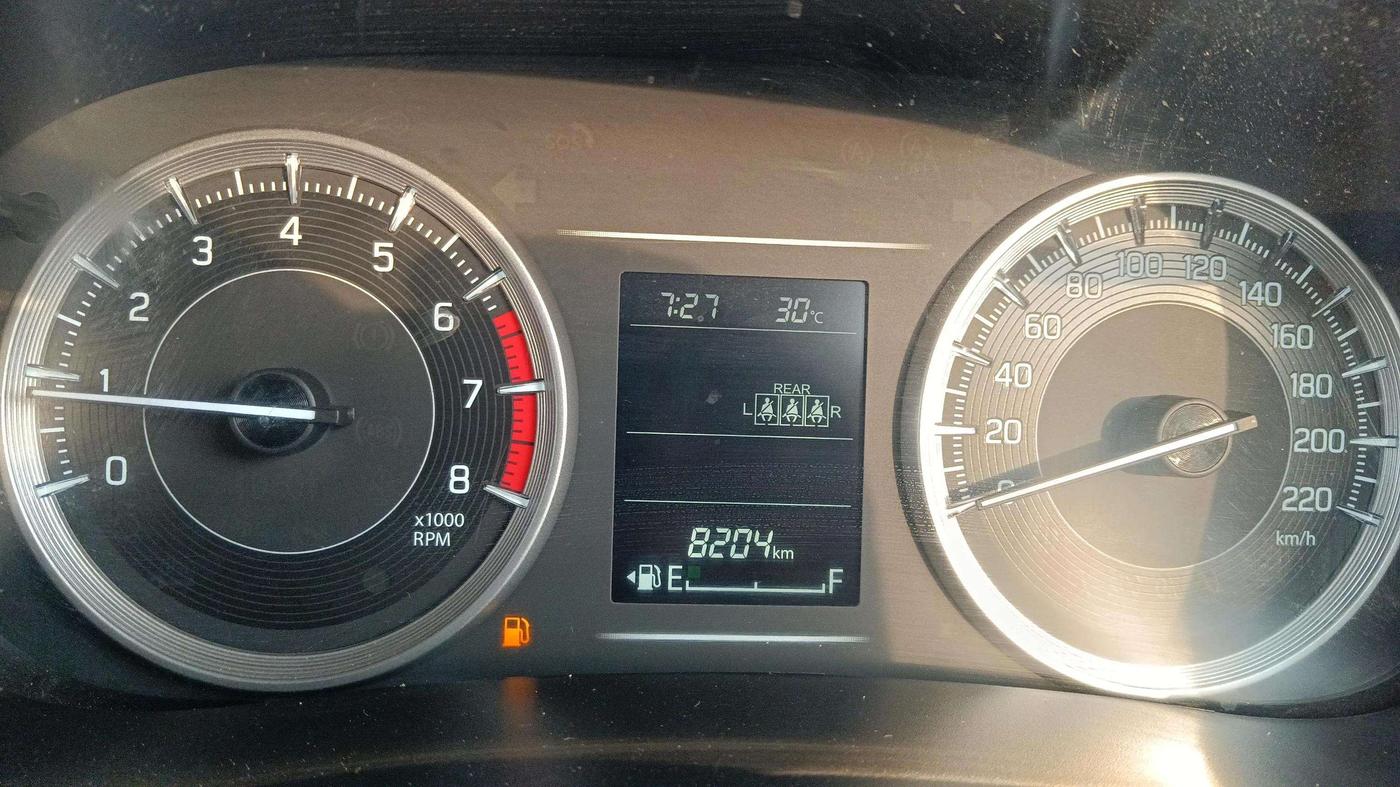 2024 Toyota Glanza E, Petrol, Manual, 8,201 km, Odometer Image