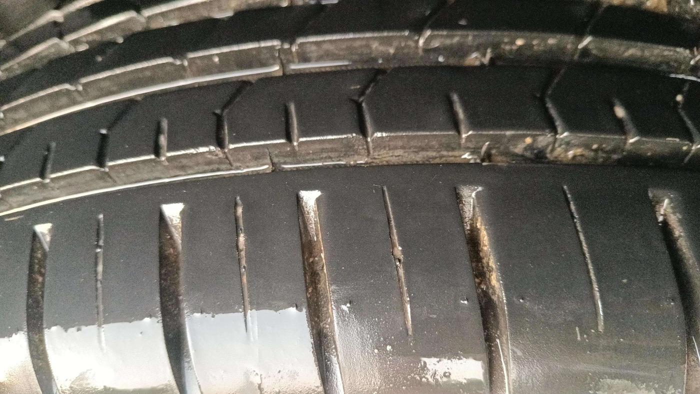 2024 Toyota Glanza E, Petrol, Manual, 8,201 km, Right Rear Tyre Tread