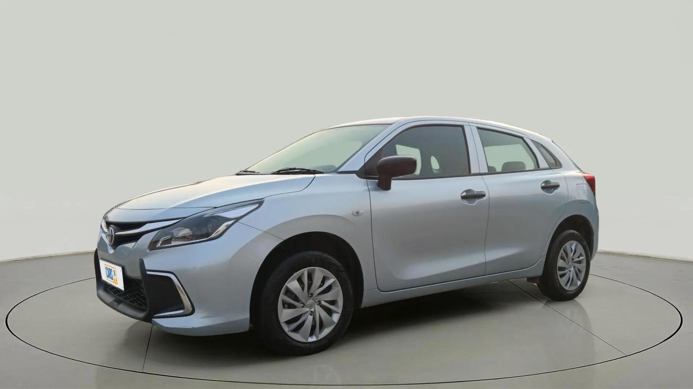 2024 Toyota Glanza E, Petrol, Manual, 8,201 km, Left Front Diagonal
