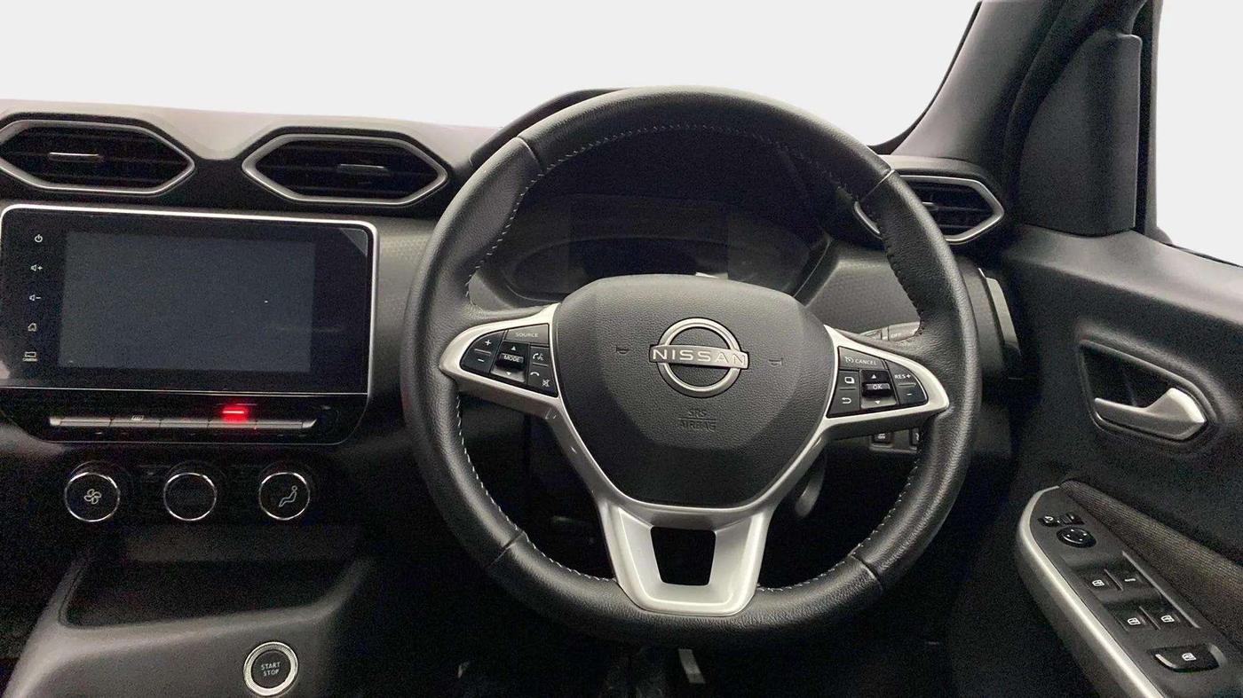 2023 Nissan MAGNITE XV PREMIUM TURBO CVT, Petrol, Automatic, 33,013 km, Steering Wheel Close Up