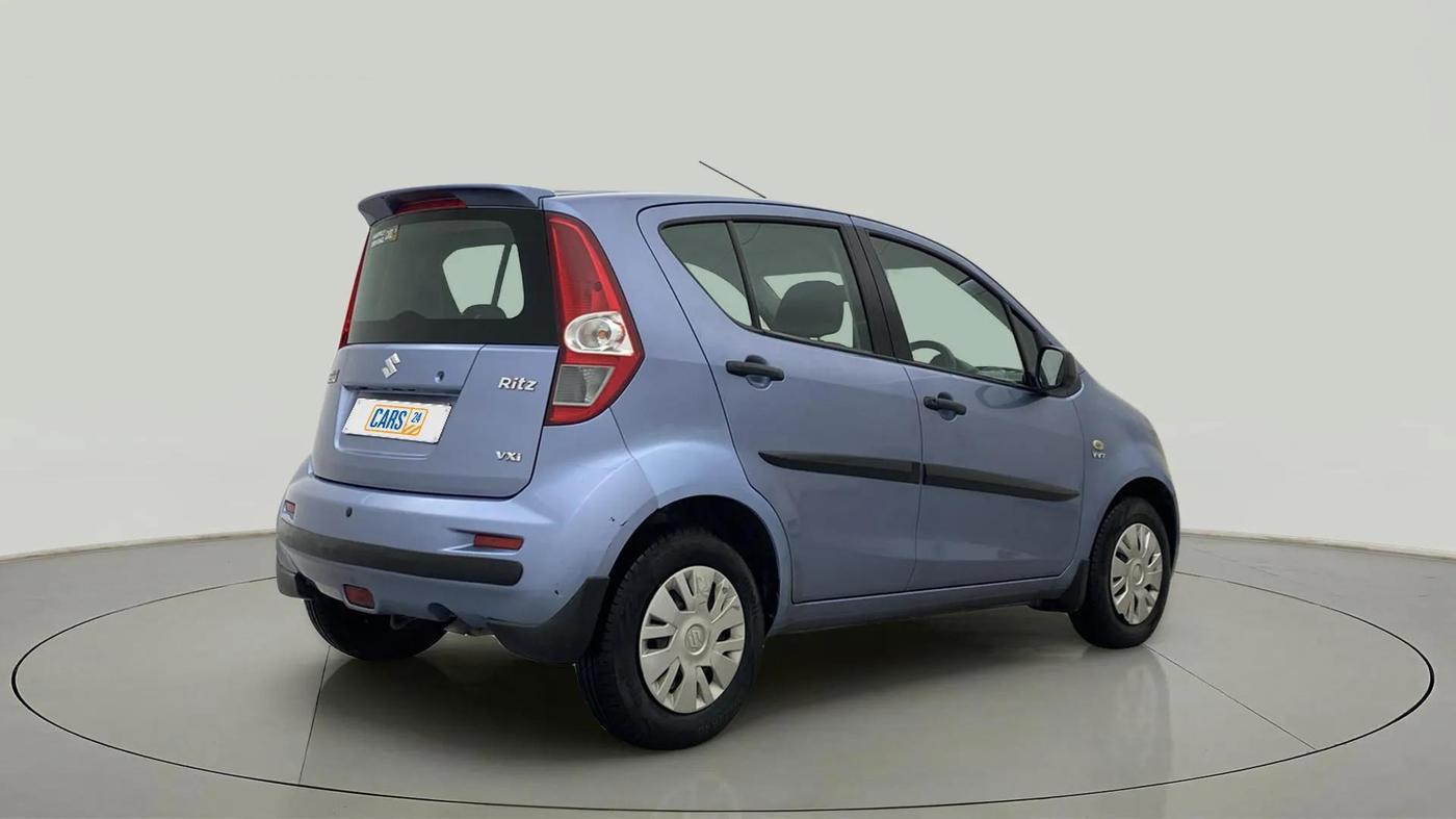 2013 Maruti Ritz VXI, Petrol, Manual, 45,943 km, Right Back Diagonal