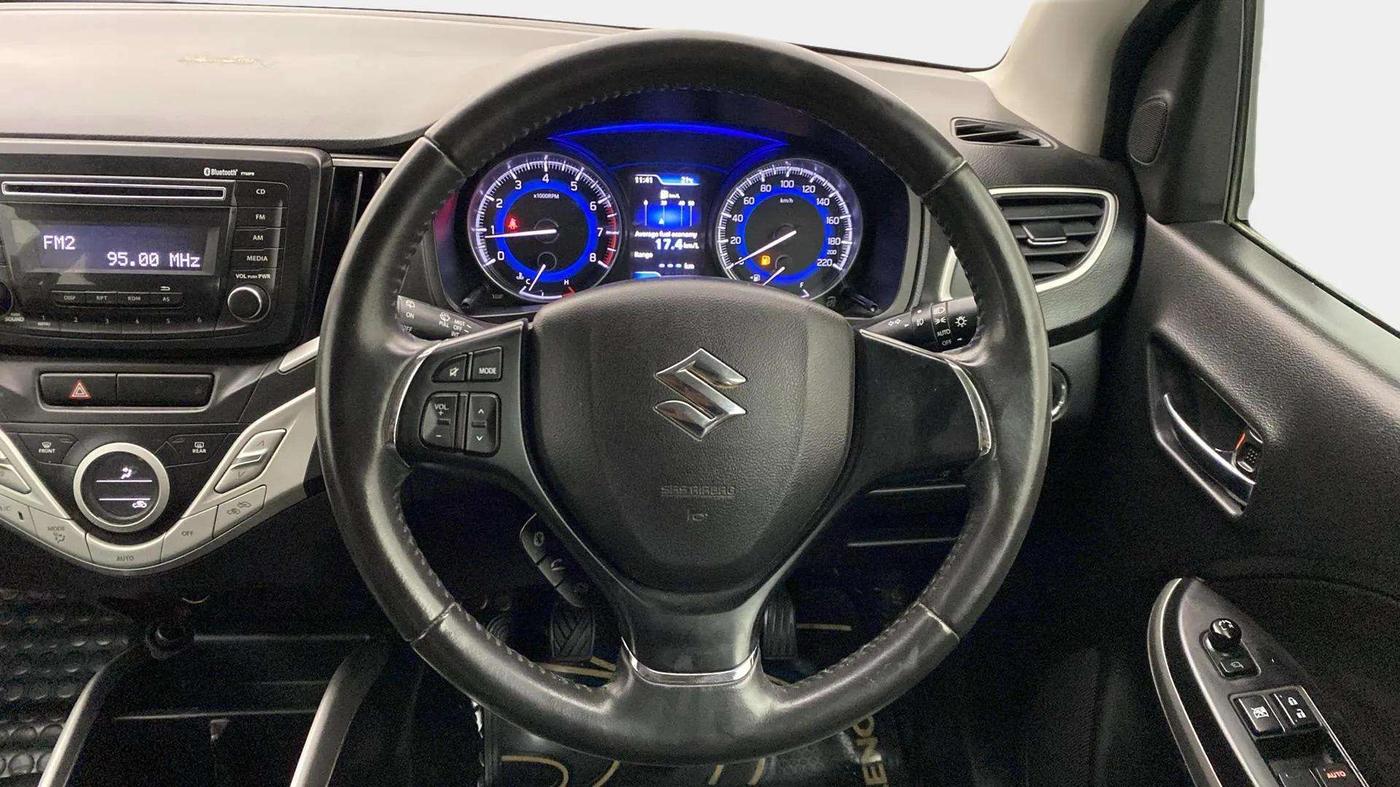2018 Maruti Baleno ZETA PETROL 1.2, Petrol, Manual, 63,893 km, Steering Wheel Close Up