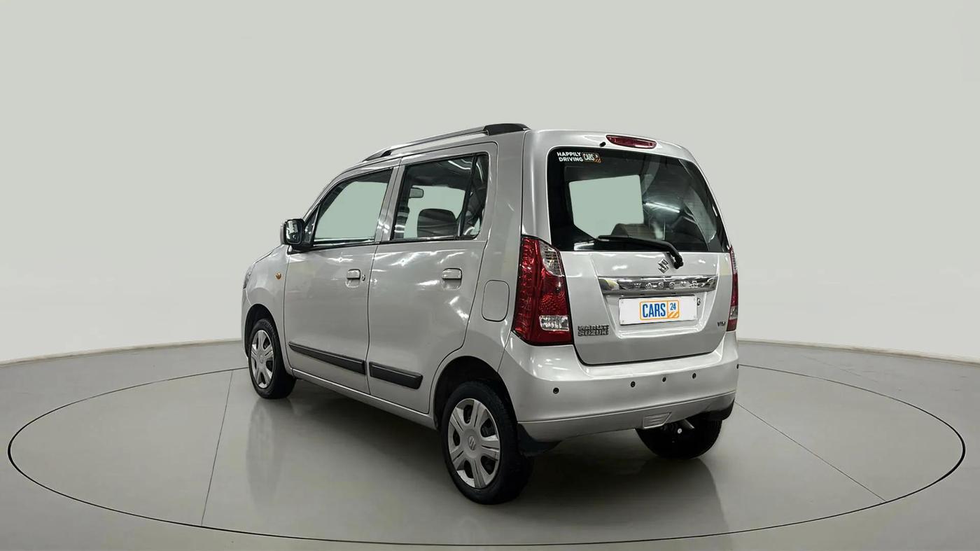 2017 Maruti Wagon R 1.0 VXI, Petrol, Manual, 40,420 km, Left Back Diagonal