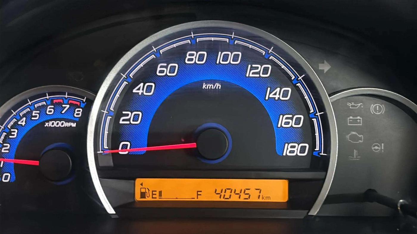 2017 Maruti Wagon R 1.0 VXI, Petrol, Manual, 40,420 km, Odometer Image
