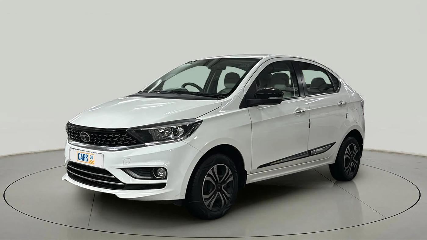 2024 Tata TIGOR XZA Plus iCNG , CNG, Automatic, 20,086 km, Left Front Diagonal