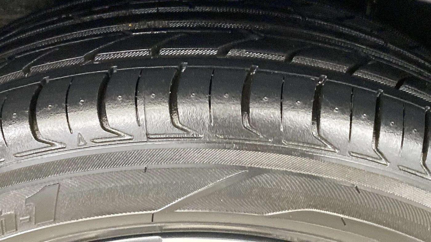 2019 Tata TIGOR XZ PLUS PETROL, Petrol, Manual, 36,909 km, Left Front Tyre Tread