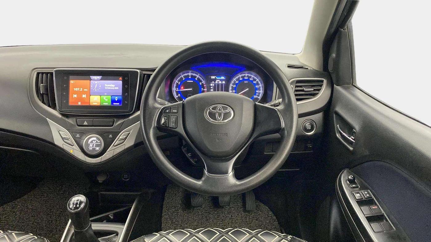 2020 Toyota Glanza G, Petrol, Manual, 58,115 km, Steering Wheel Close Up