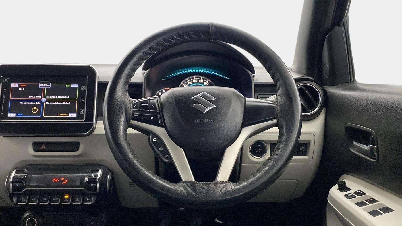2018 Maruti IGNIS ALPHA 1.2, Petrol, Manual, 57,329 km, Steering Wheel Close Up