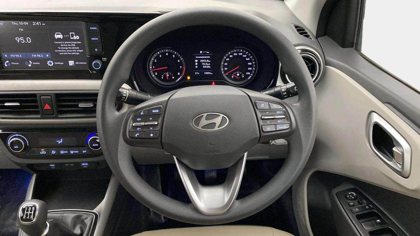 2023 Hyundai GRAND I10 NIOS SPORTZ 1.2 KAPPA VTVT, Petrol, Manual, 12,200 km, Steering Wheel Close Up