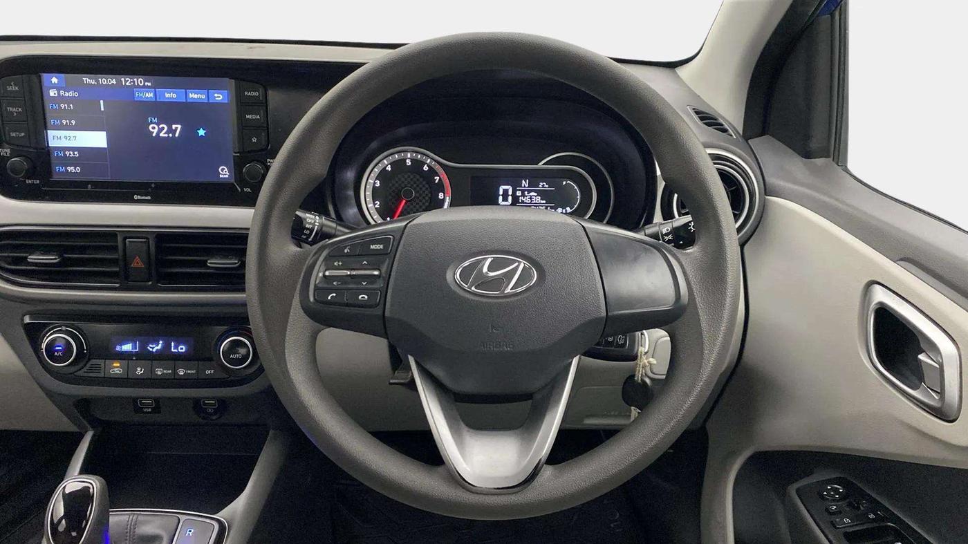 2019 Hyundai GRAND I10 NIOS SPORTZ AMT 1.2 KAPPA VTVT, Petrol, Automatic, 24,323 km, Steering Wheel Close Up