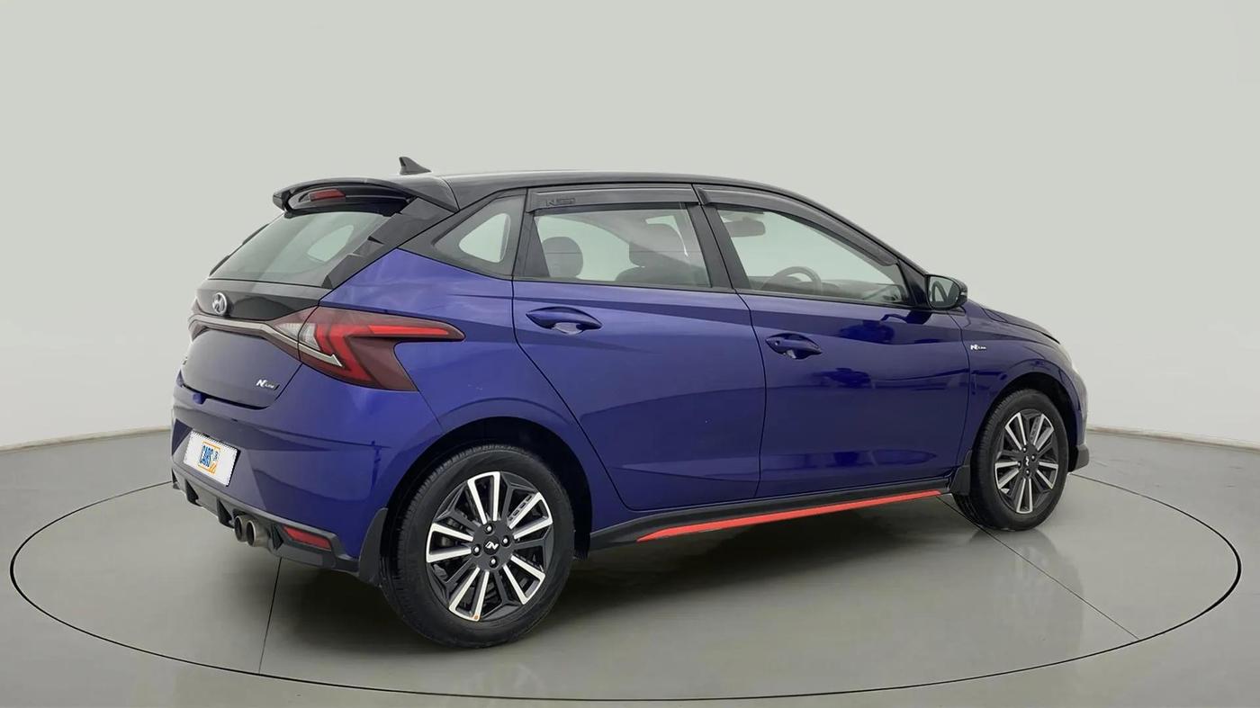 2021 Hyundai NEW I20 N LINE N6 1.0 TURBO GDI IMT DUAL TONE, Petrol, Manual, 32,672 km, Right Back Diagonal