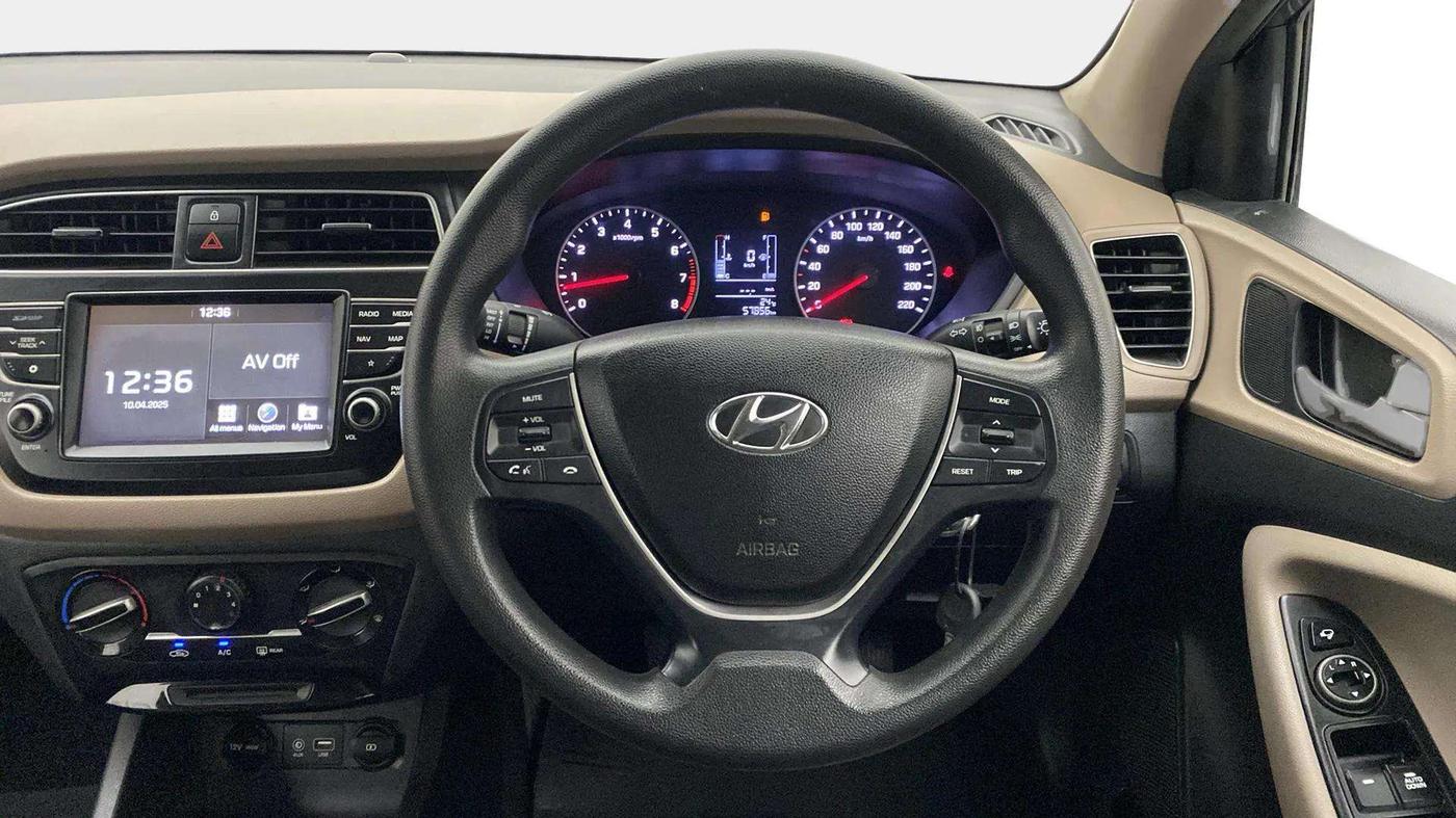 2019 Hyundai Elite i20 SPORTZ PLUS 1.2, Petrol, Manual, 57,844 km, Steering Wheel Close Up
