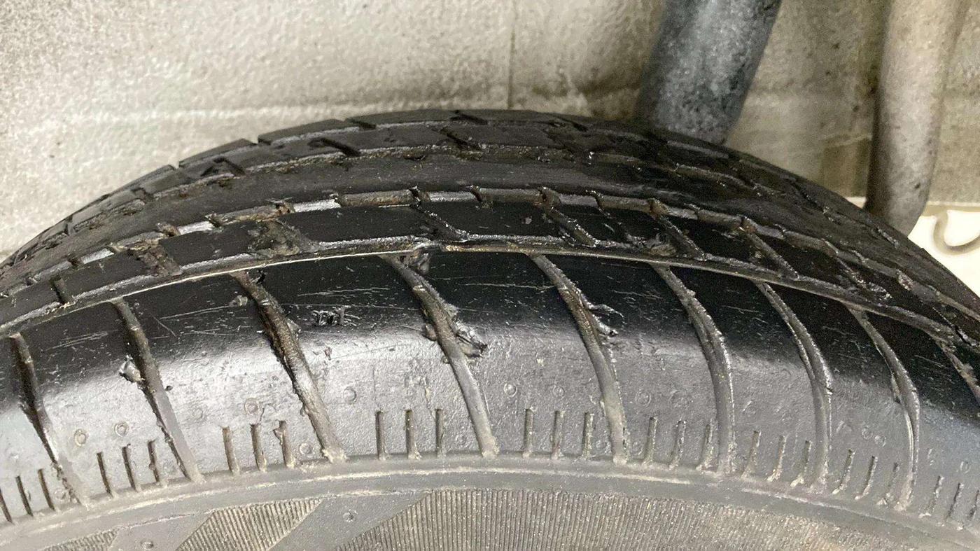 2022 Maruti S PRESSO VXI+, Petrol, Manual, 48,787 km, Left Rear Tyre Tread
