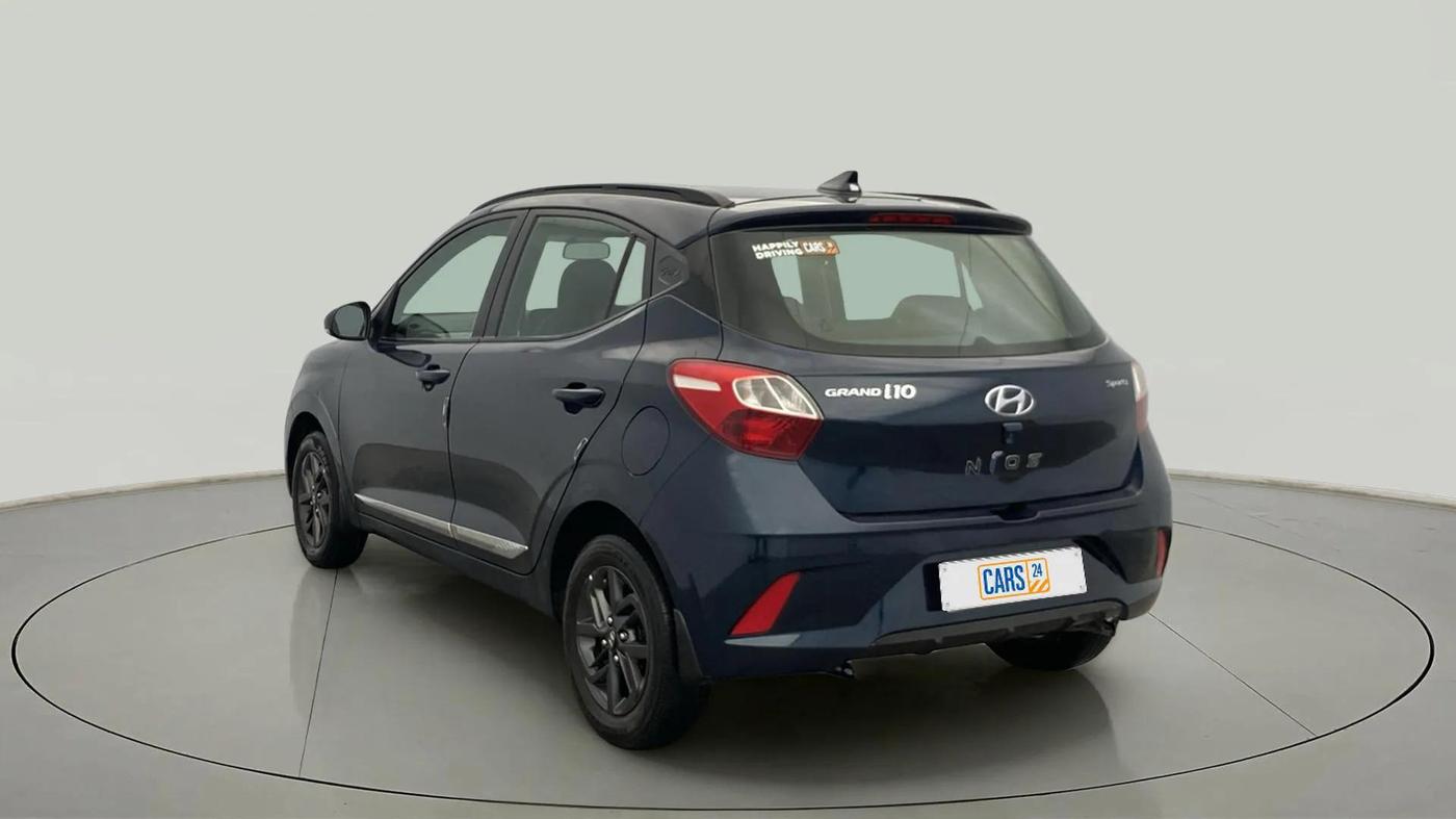 2021 Hyundai GRAND I10 NIOS SPORTZ 1.2 KAPPA VTVT CNG, CNG, Manual, 77,499 km, Left Back Diagonal