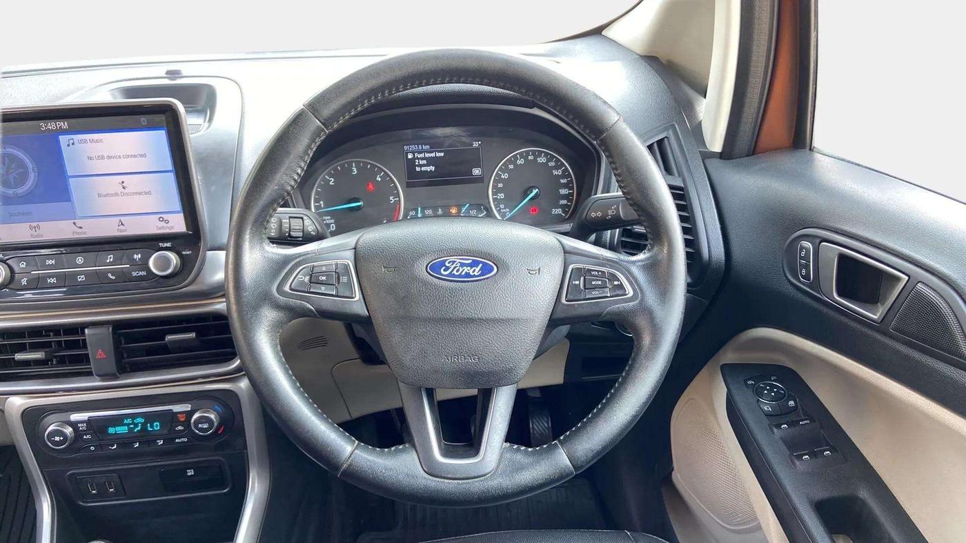 2021 Ford Ecosport TITANIUM 1.5L DIESEL, Diesel, Manual, 91,760 km, Steering Wheel Close Up