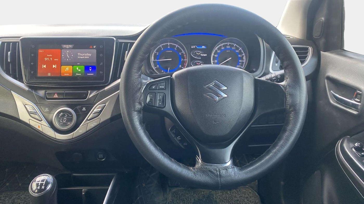 2021 Maruti Baleno ZETA PETROL 1.2, Petrol, Manual, 42,837 km, Steering Wheel Close Up