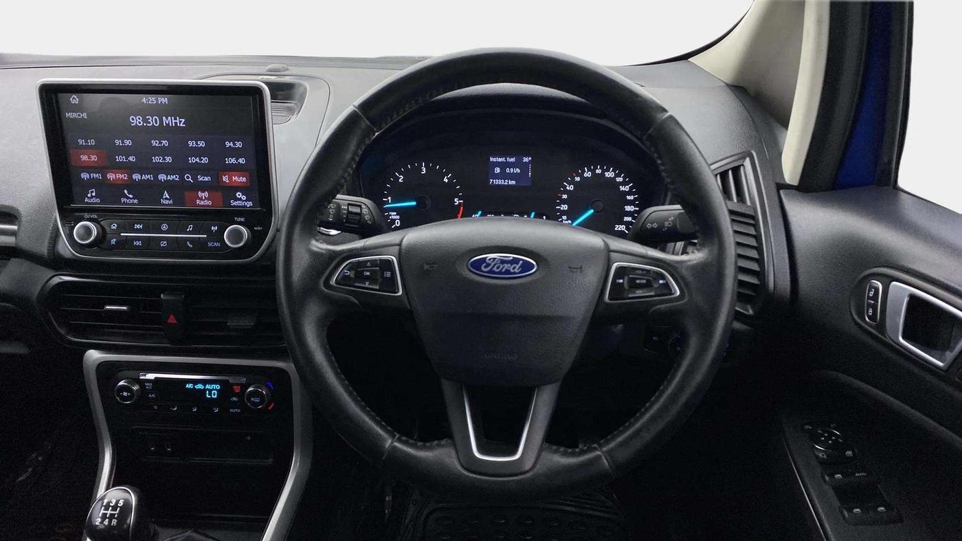 2018 Ford Ecosport TITANIUM 1.5L DIESEL, Diesel, Manual, 71,329 km, Steering Wheel Close Up