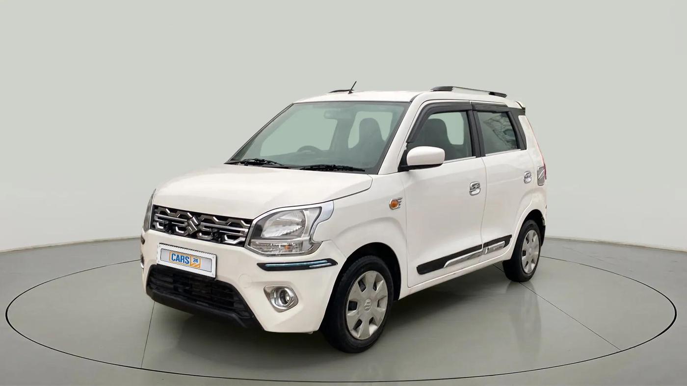 2019 Maruti New Wagon-R VXI 1.2, Petrol, Manual, 63,125 km, Left Front Diagonal