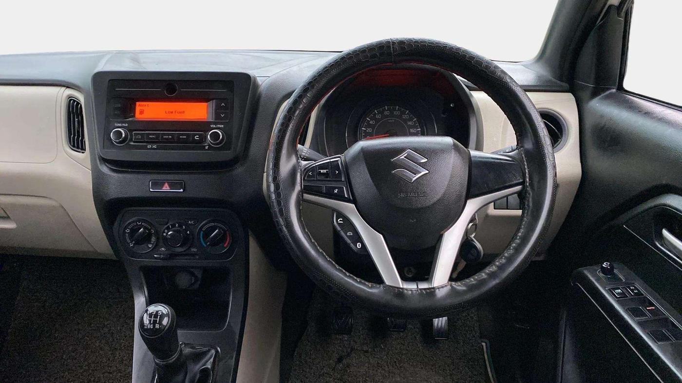2019 Maruti New Wagon-R VXI 1.2, Petrol, Manual, 63,125 km, Steering Wheel Close Up