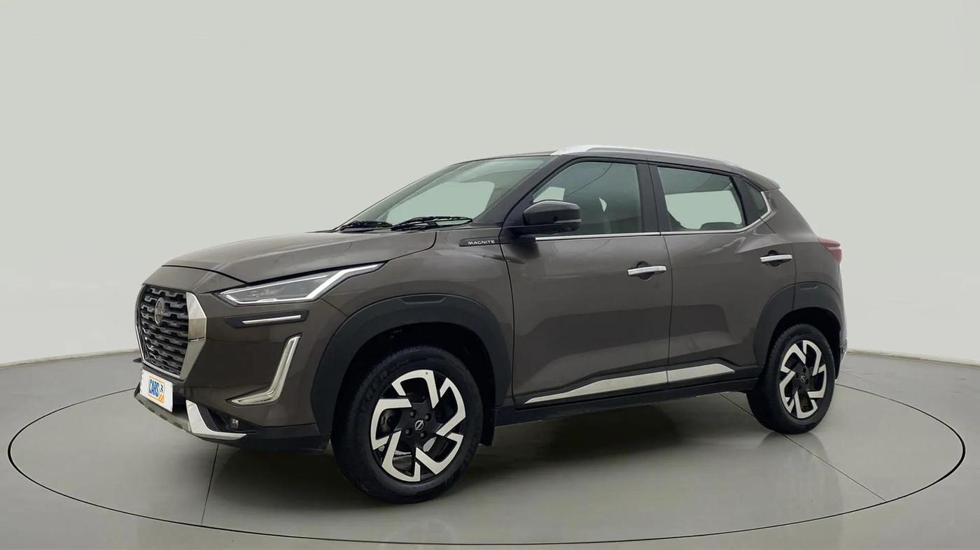 2023 Nissan MAGNITE XV AMT EZ Shift DT, Petrol, Automatic, 26,879 km, Left Front Diagonal