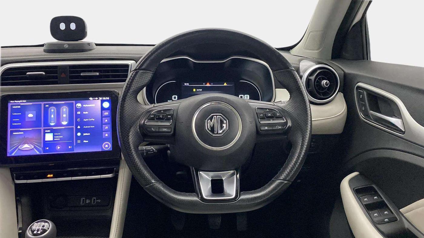 2022 MG ASTOR SHARP 1.5 MT, Petrol, Manual, 47,762 km, Steering Wheel Close Up