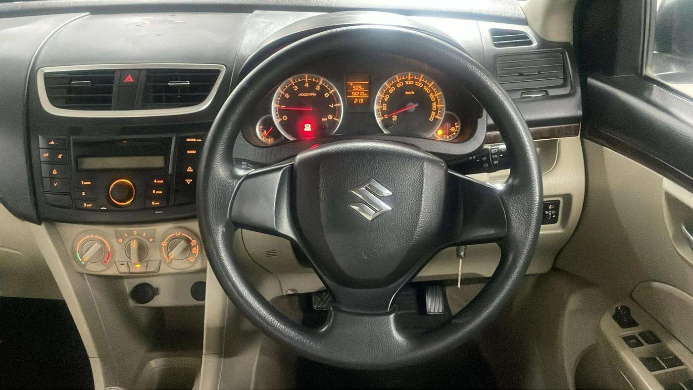 2015 Maruti Swift Dzire VXI, Petrol, Manual, 56,244 km, Steering Wheel Close Up