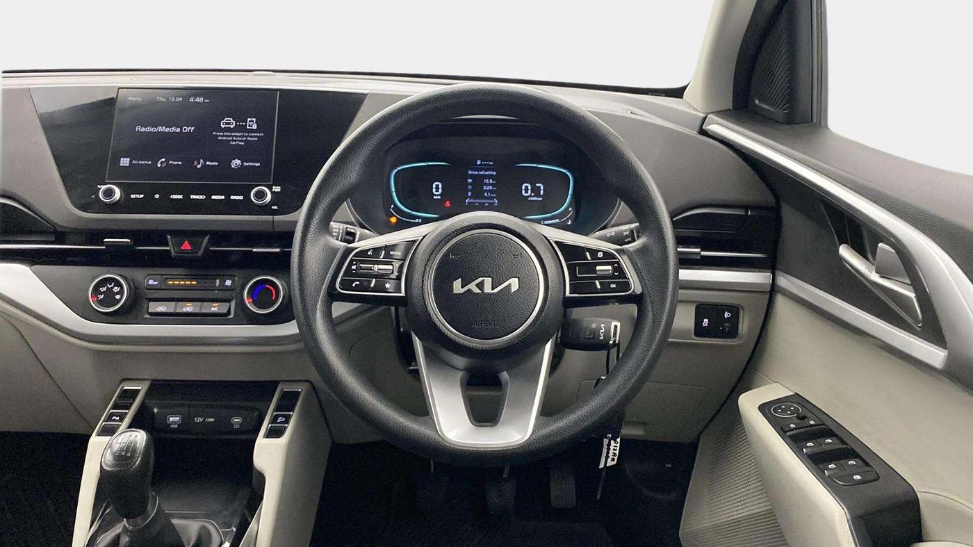 2022 KIA CARENS PRESTIGE 1.5 DIESEL 7 STR, Diesel, Manual, 55,998 km, Steering Wheel Close Up