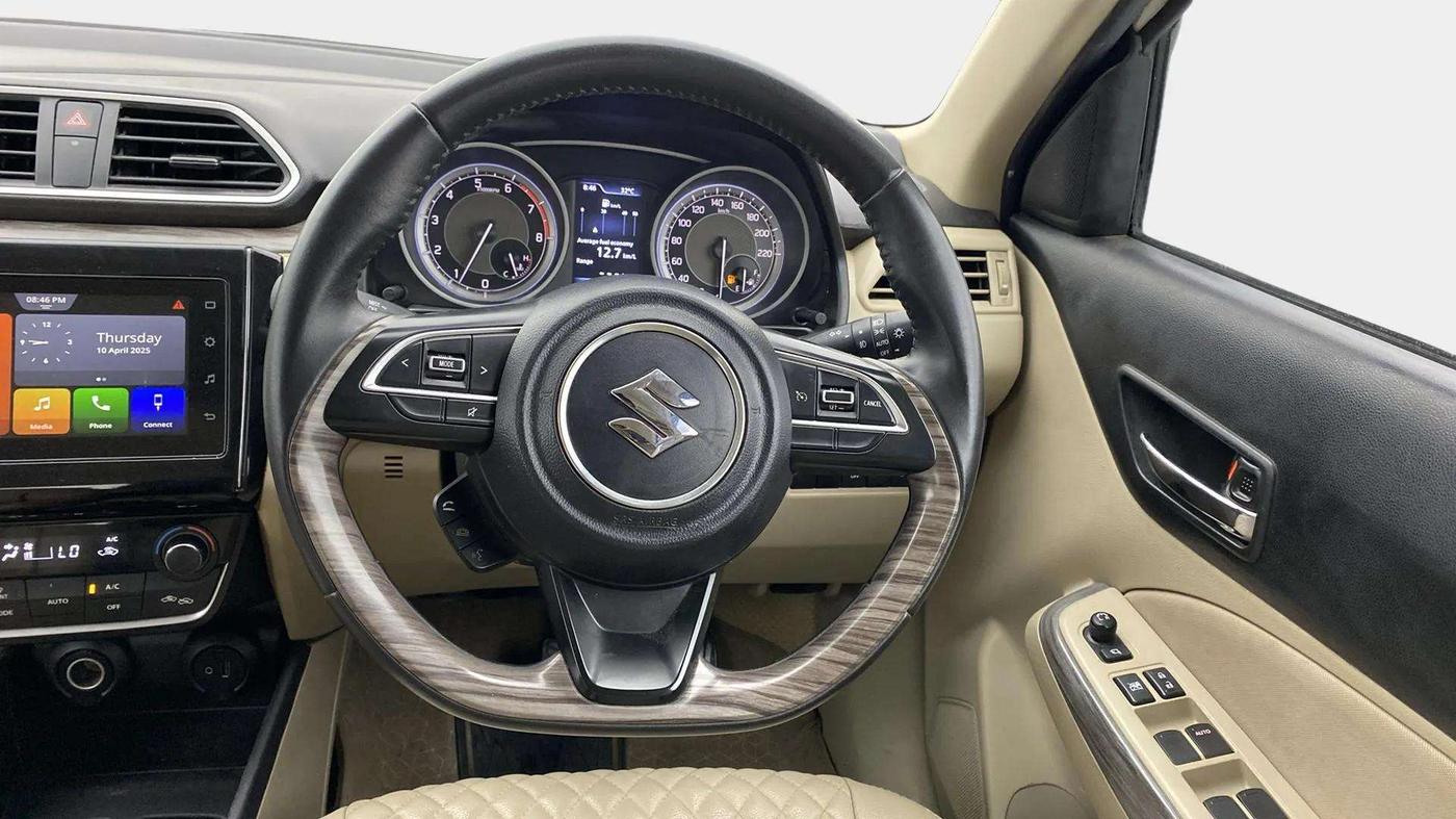 2021 Maruti Dzire ZXI Plus AMT, Petrol, Automatic, 69,293 km, Steering Wheel Close Up