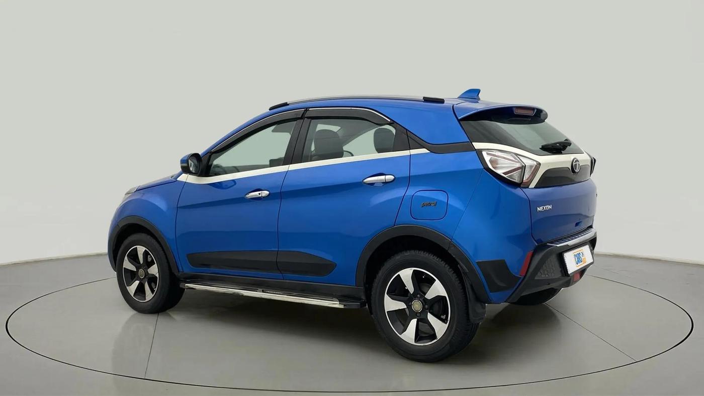 2017 Tata NEXON XZ PLUS PETROL, Petrol, Manual, 81,845 km, Left Back Diagonal