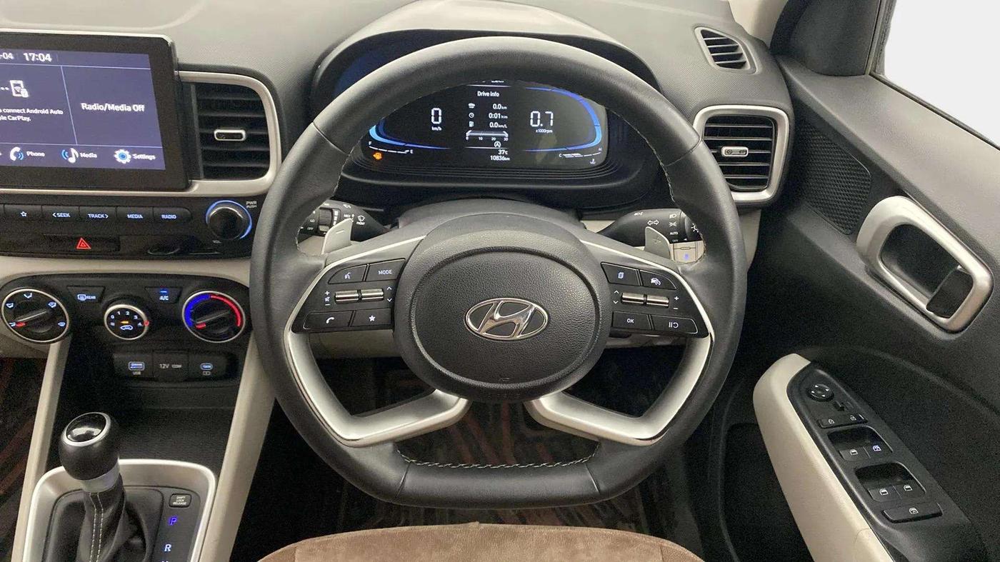 2024 Hyundai VENUE S (O) 1.0 TURBO DCT, Petrol, Automatic, 11,302 km, Steering Wheel Close Up