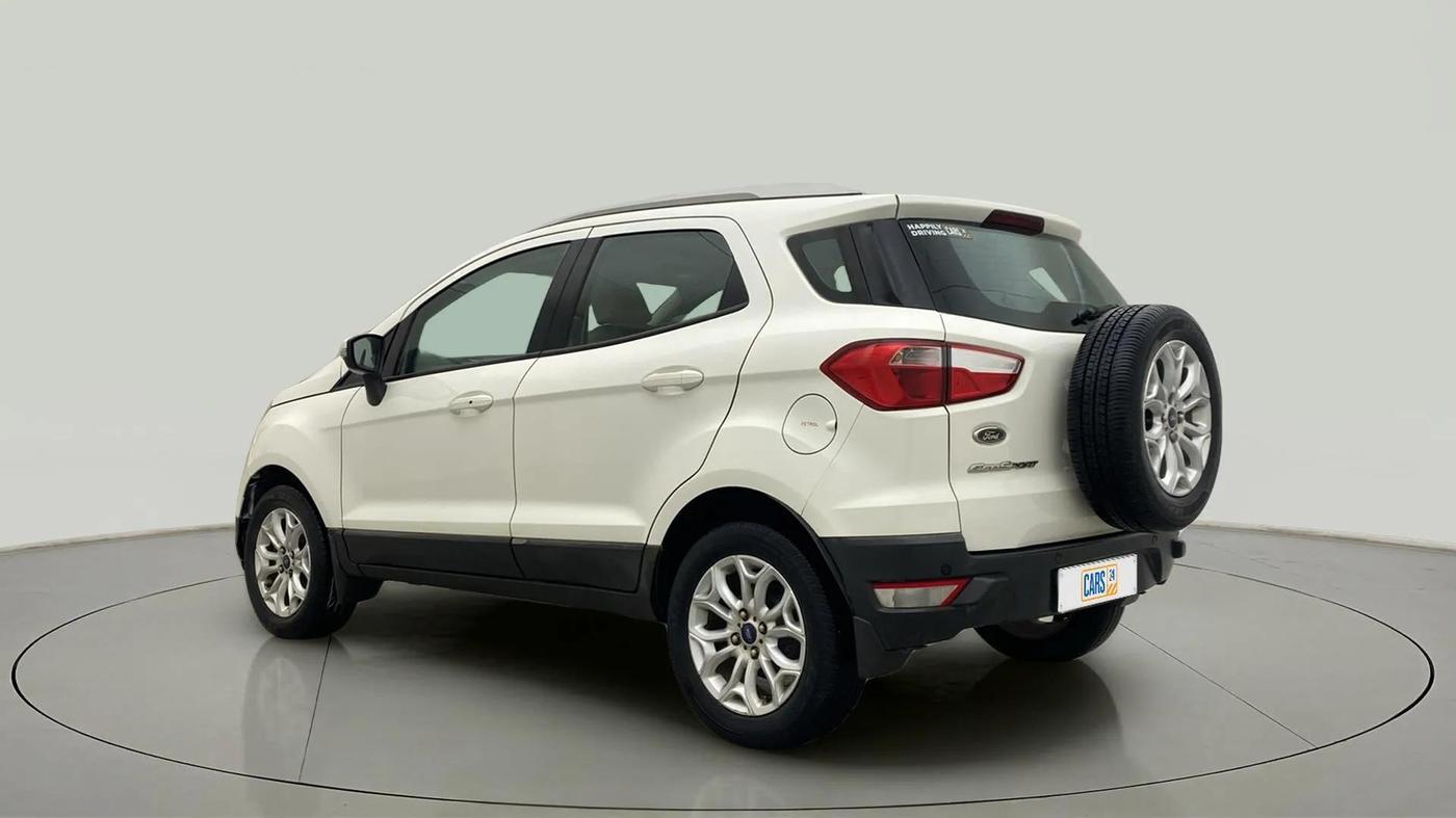 2015 Ford Ecosport TITANIUM 1.5L PETROL AT, Petrol, Automatic, 50,397 km, Left Back Diagonal