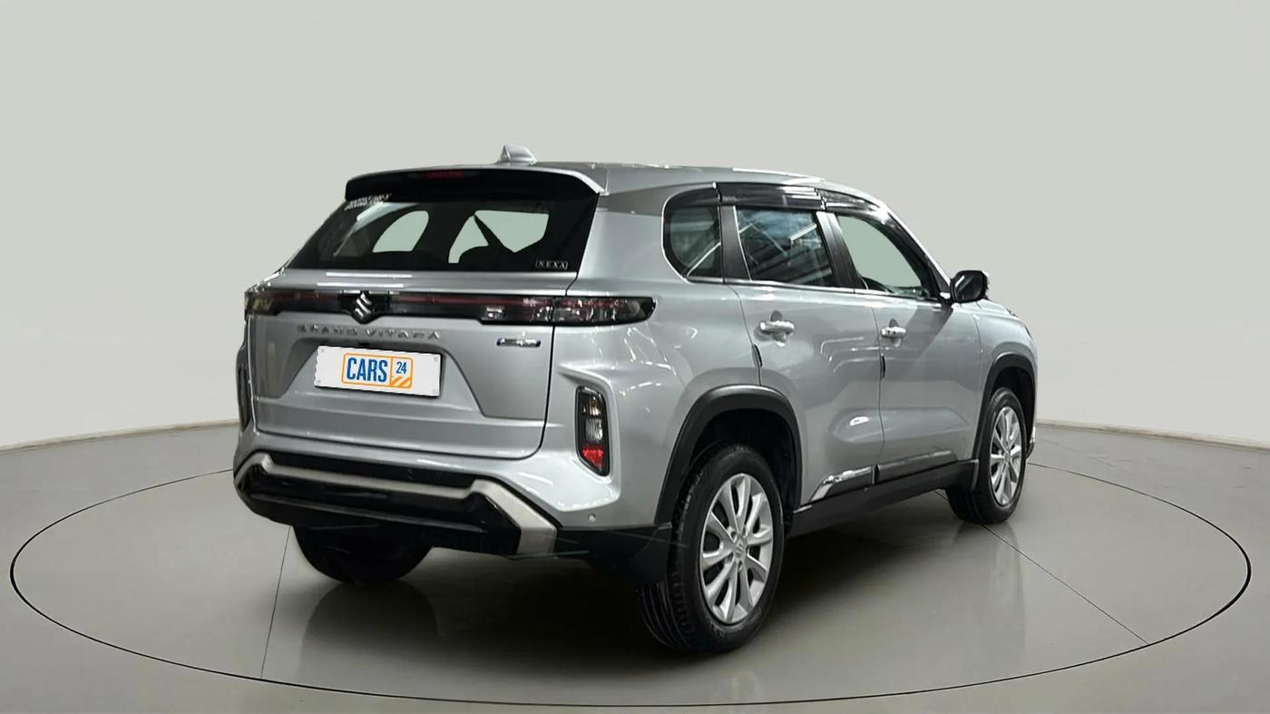2023 Maruti Grand Vitara DELTA SMART HYBRID, Petrol, Manual, 5,386 km, Right Back Diagonal