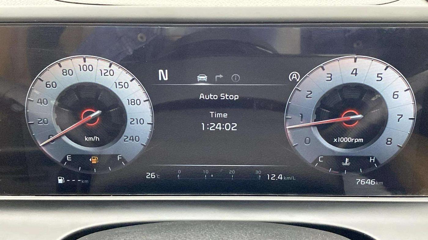 2023 KIA SELTOS  HTX PLUS 1.5 TURBO PETROL IMT, Petrol, Manual, 7,695 km, Odometer Image