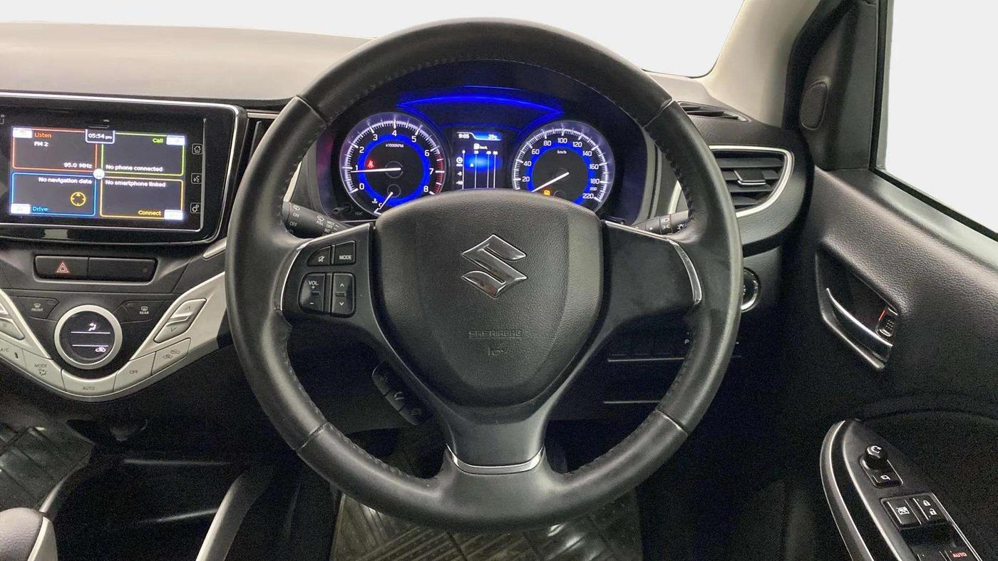2018 Maruti Baleno ALPHA CVT PETROL 1.2, Petrol, Automatic, 44,851 km, Steering Wheel Close Up
