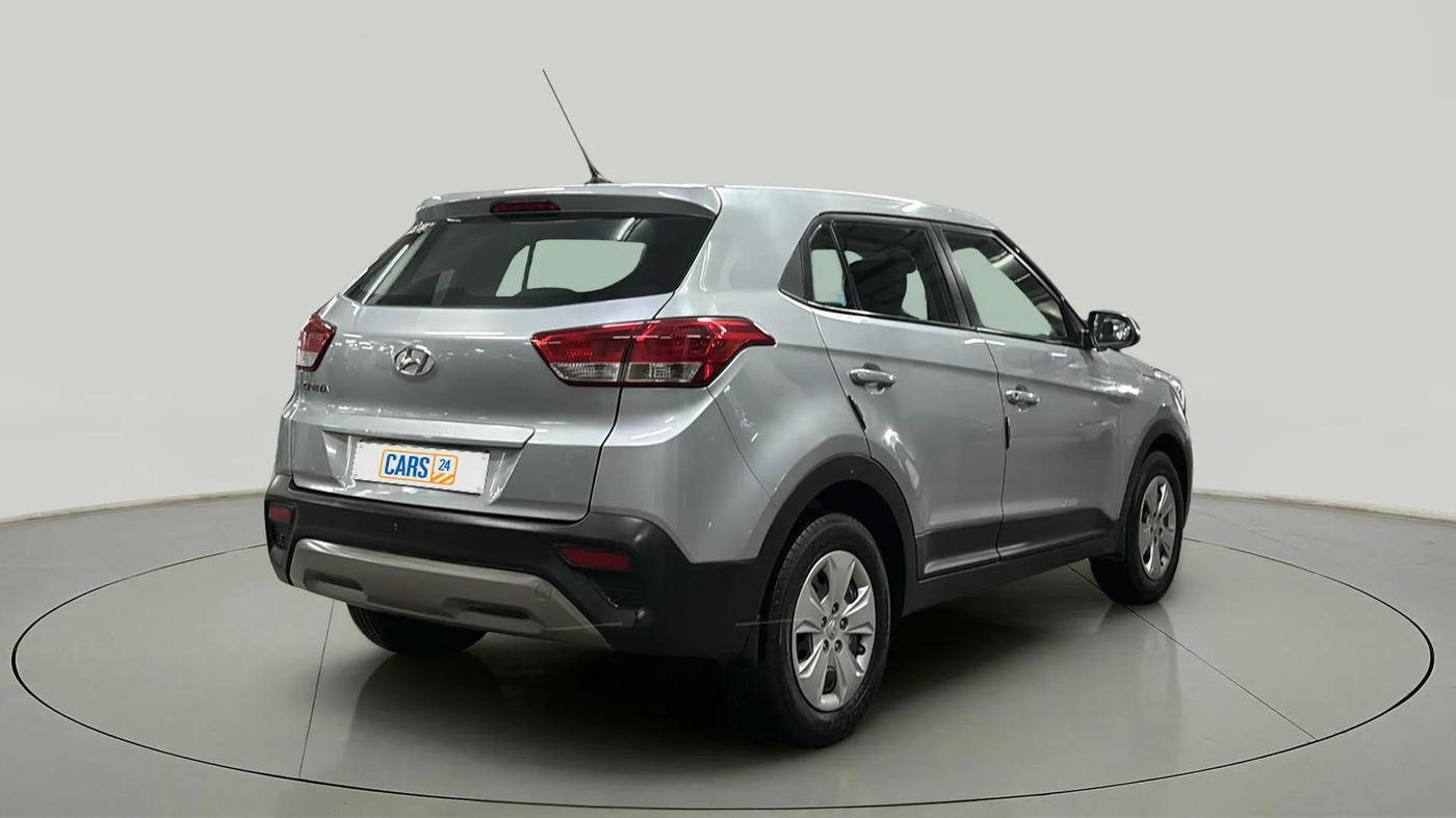 2019 Hyundai Creta E PLUS 1.6 PETROL, Petrol, Manual, 56,294 km, Right Back Diagonal